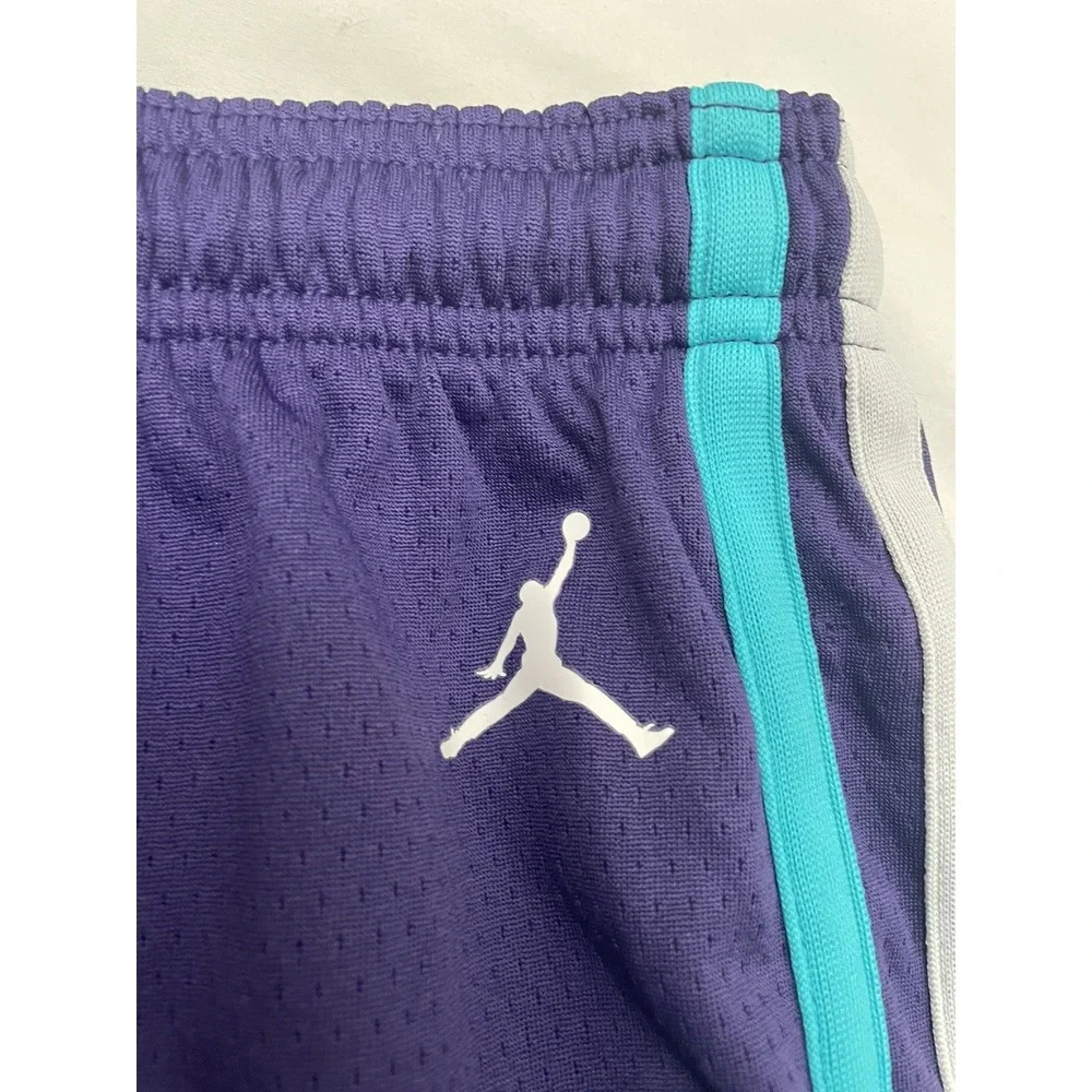 Charlotte Hornets Icon Edition YOUTH Nike NBA Swingman Shorts XL Purple‎